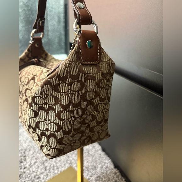 Coach vintage brown signature C mini hobo - Picture 8 of 11